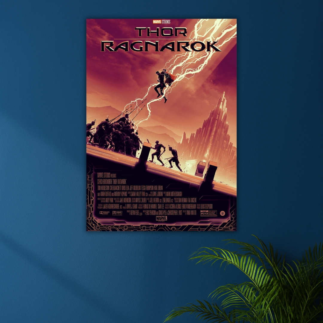 Lightning Reborn | Marvel’s Thor Poster | Ragnarok Battle Scene