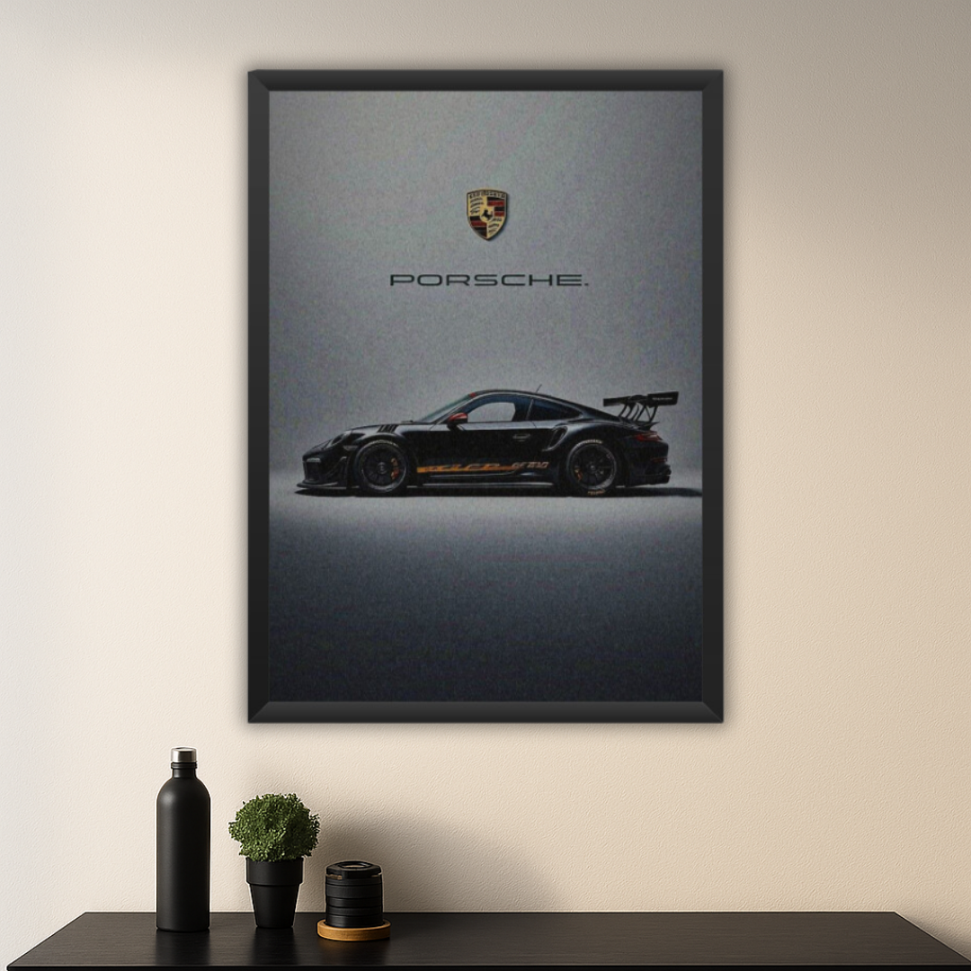 Engineered Elegance | Porsche 911 Framed Poster