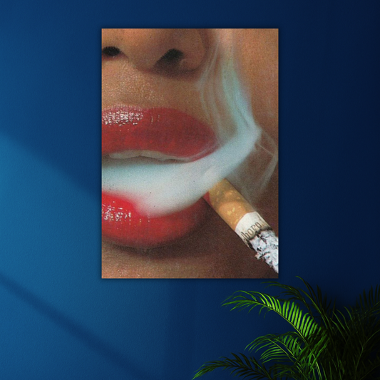 Smoke & Seduction | Retro Glam Poster