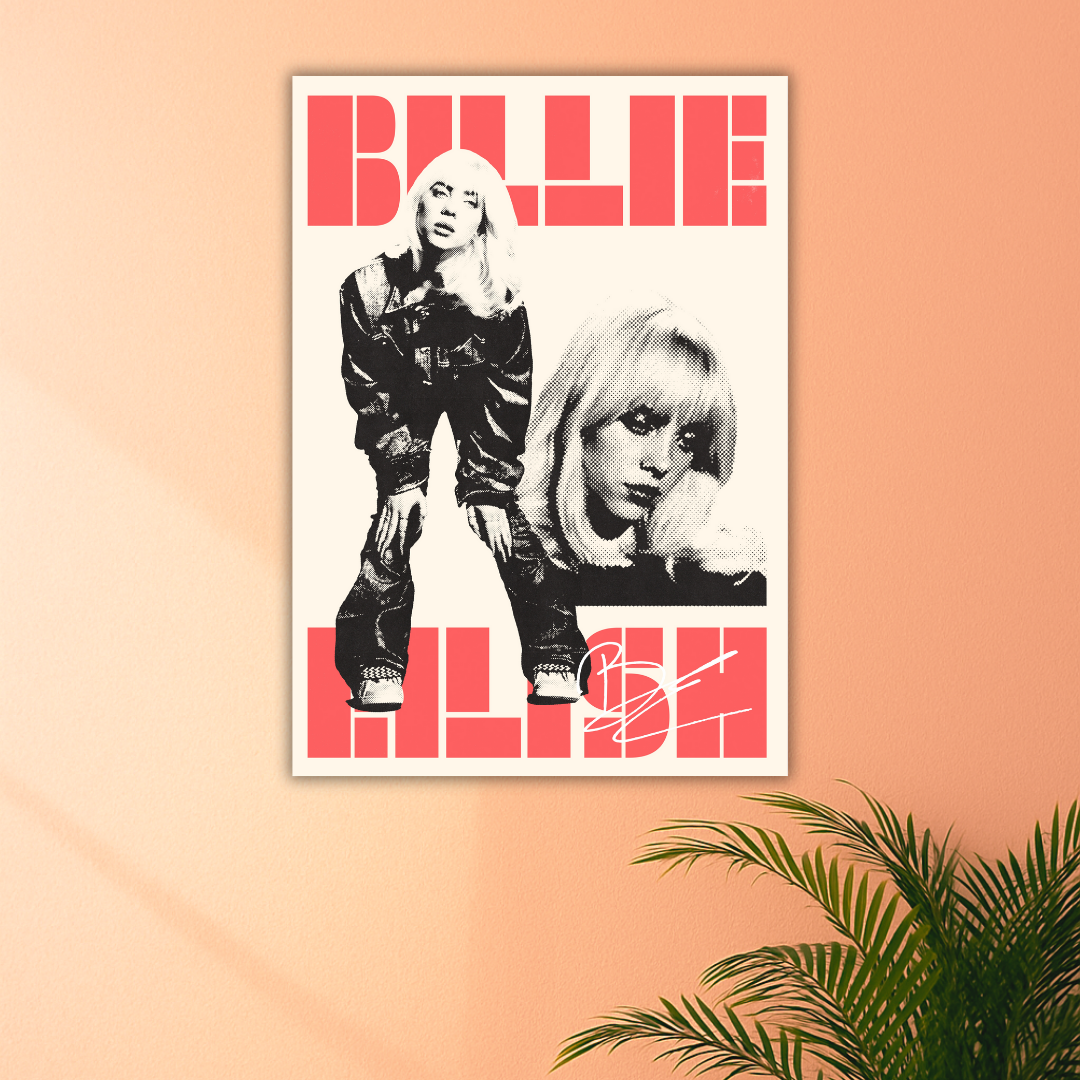 The Voice that Whispers Loud | Billie Eilish Poster