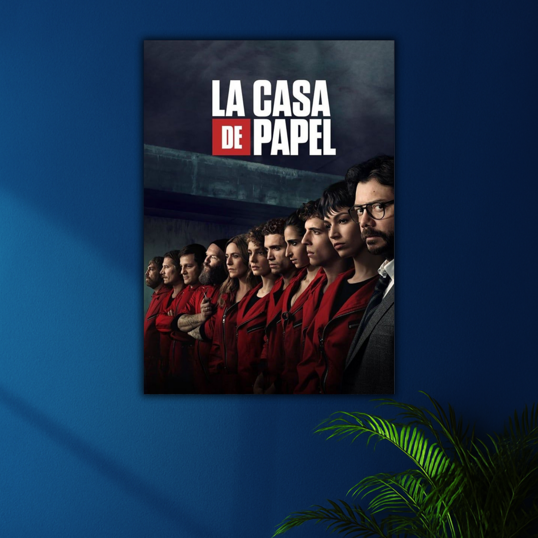 The Professor & The Crew | Money Heist Cinematic Poster