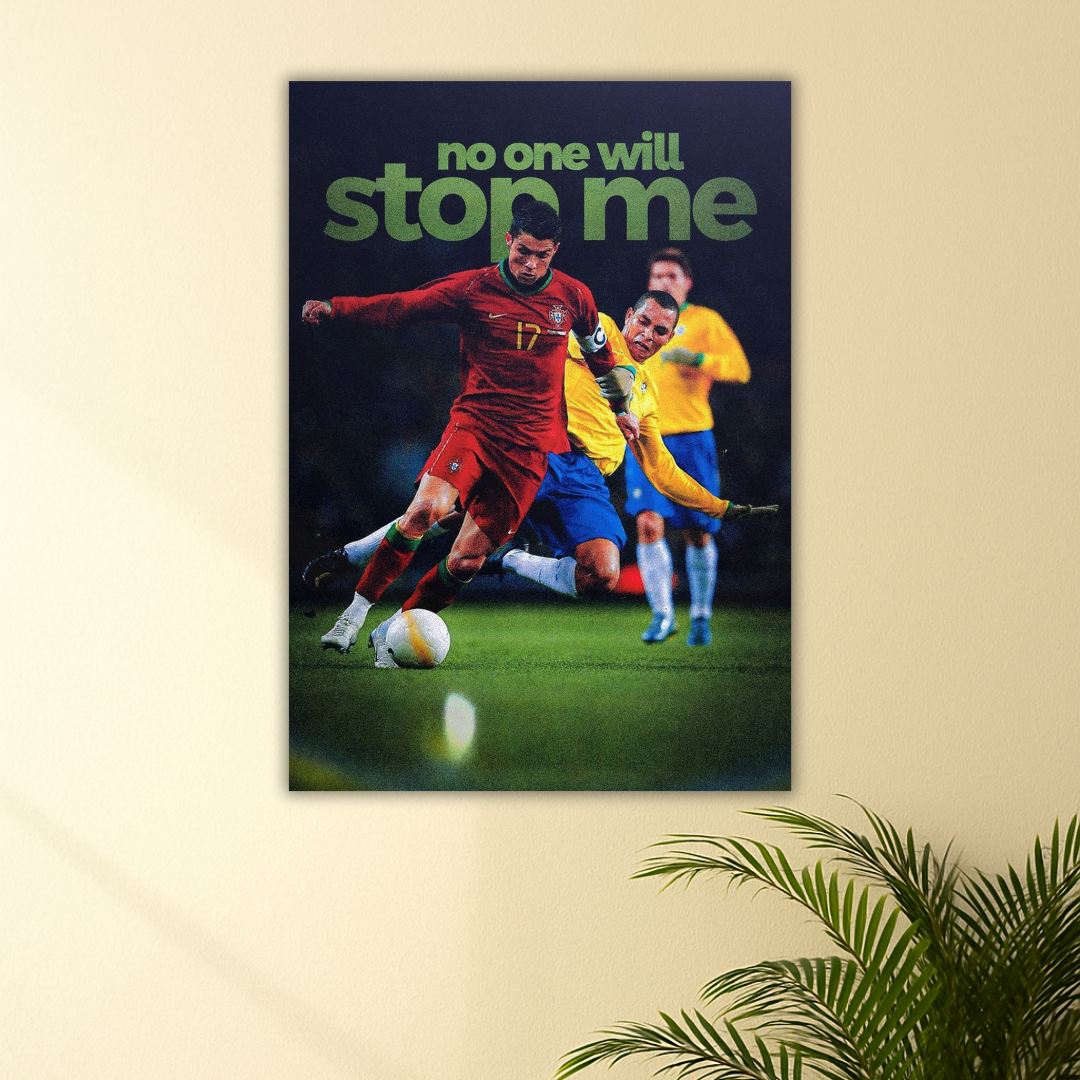 Pure Dedication | Cristiano Ronaldo Inspirational Poster | Iconic Edition