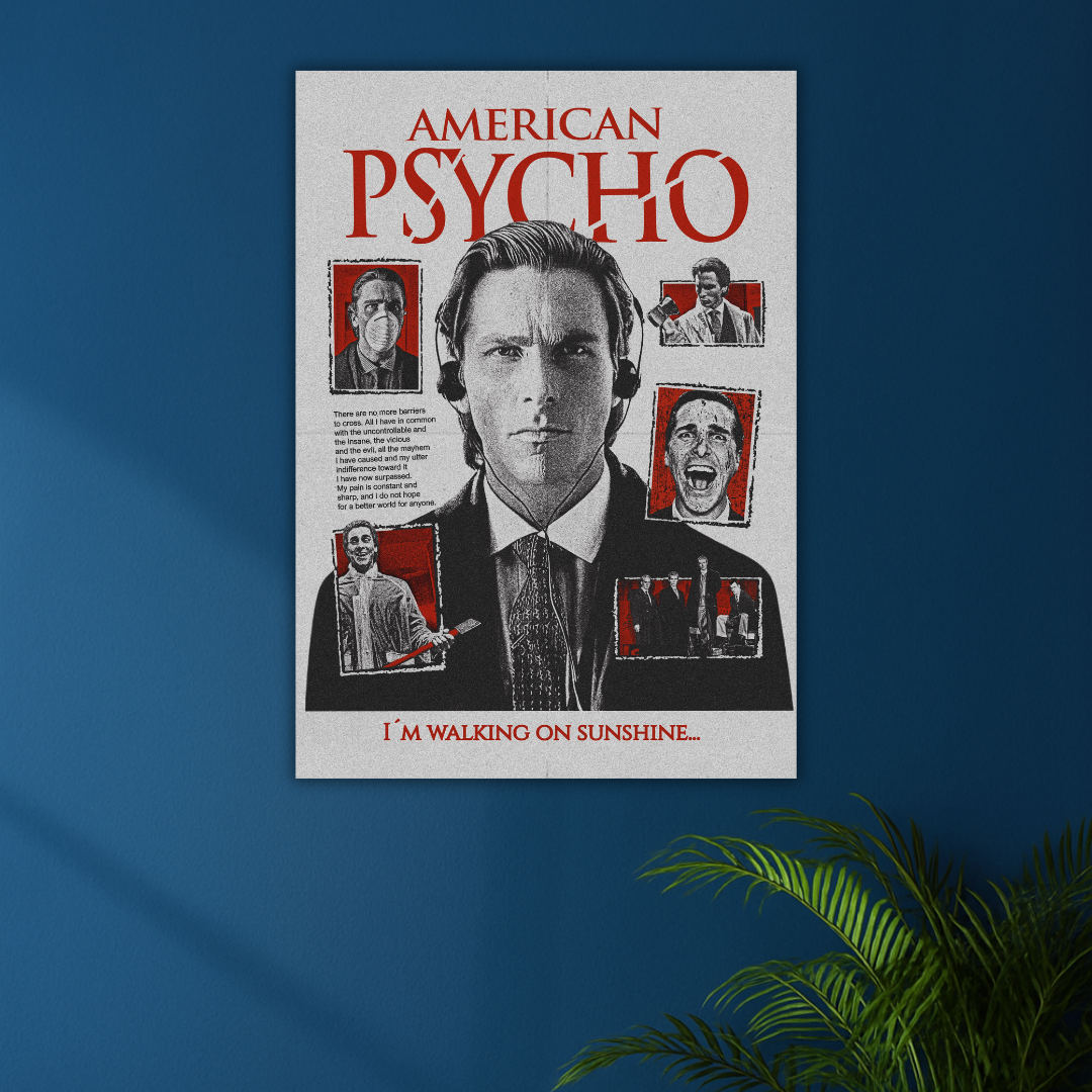 Mask On. Axe Out. | American Psycho Poster