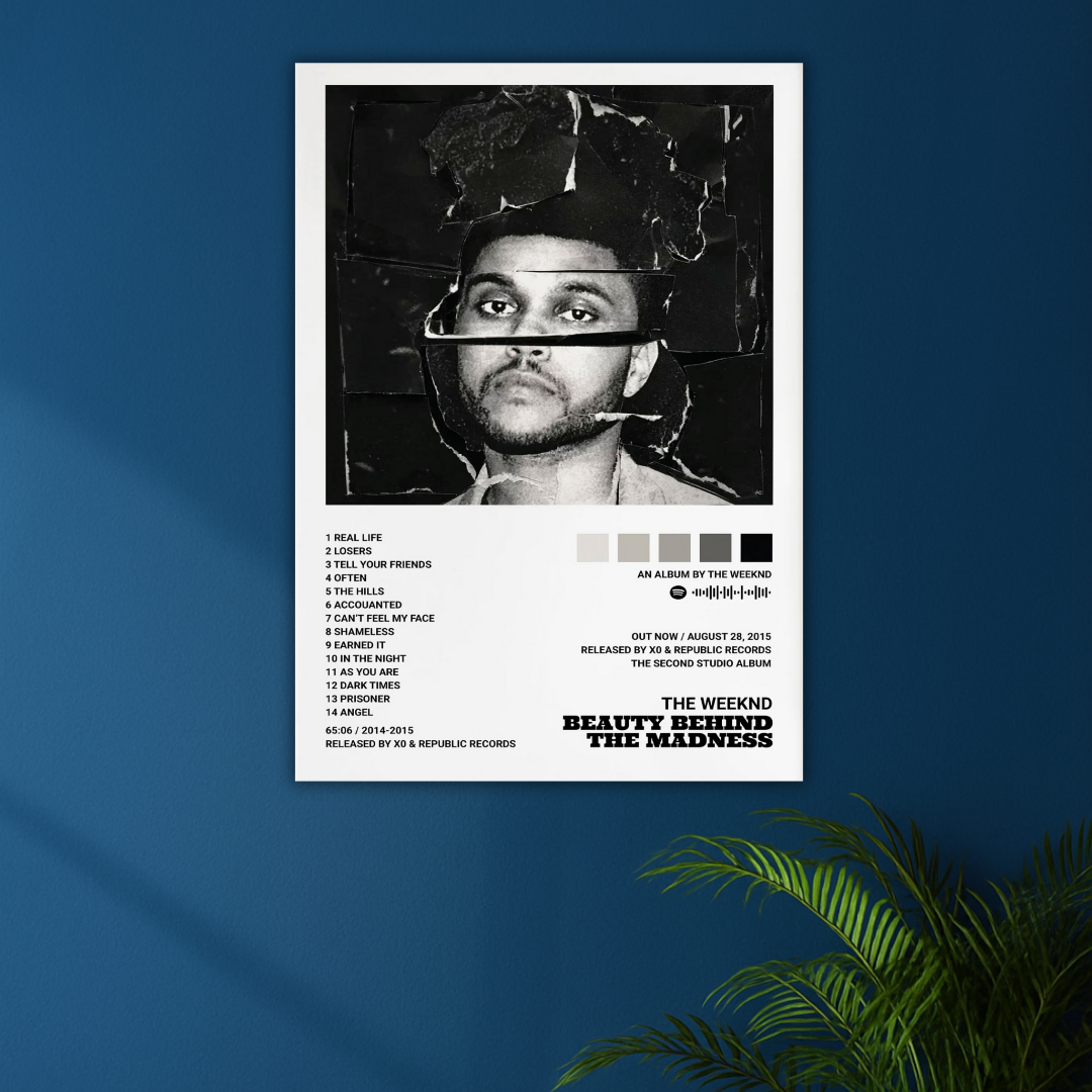 Broken Beats & Beautiful Chaos | The Weeknd Poster