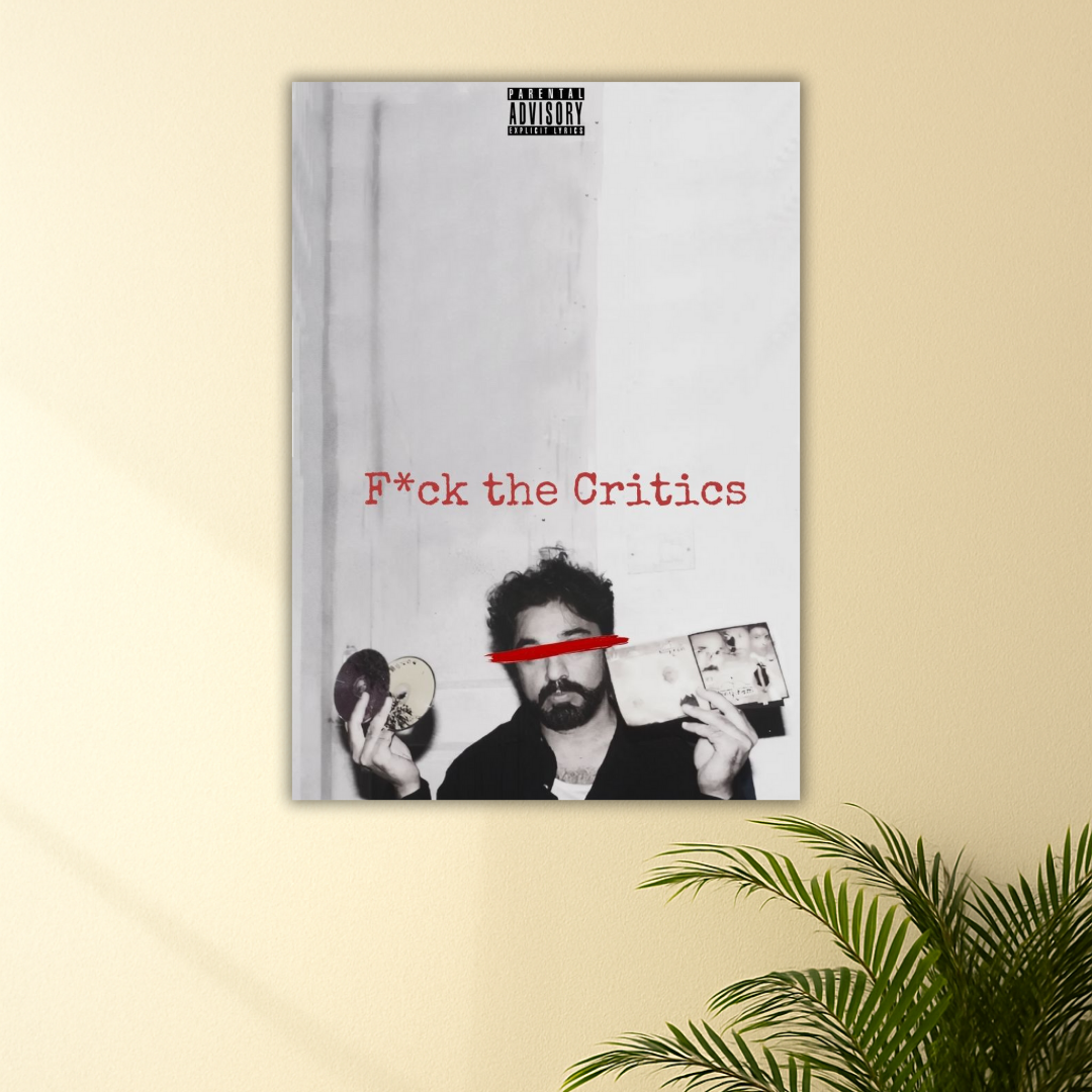 Defy, Create, Repeat | F*ck the Critics Grunge Poster | Aesthetic Series