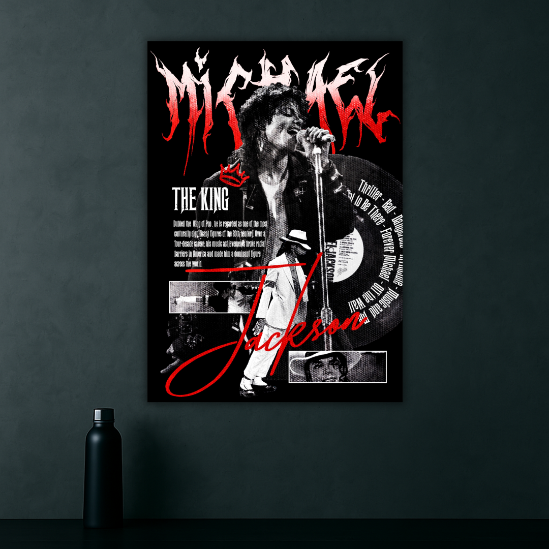Beat It, Break It, Own It | Michael Jackson Punk Poster | Music Legend Series
