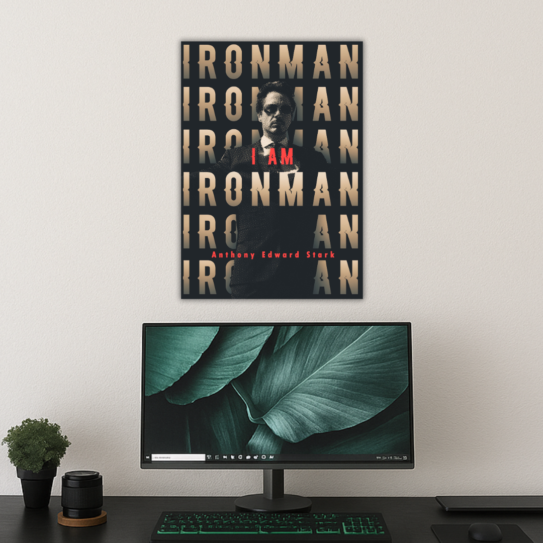 "I am Iron Man" Poster | Tony Stark Legacy