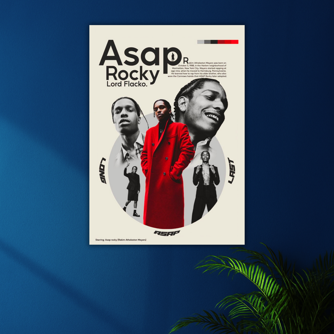 Style Meets Sound | ASAP Rocky Poster