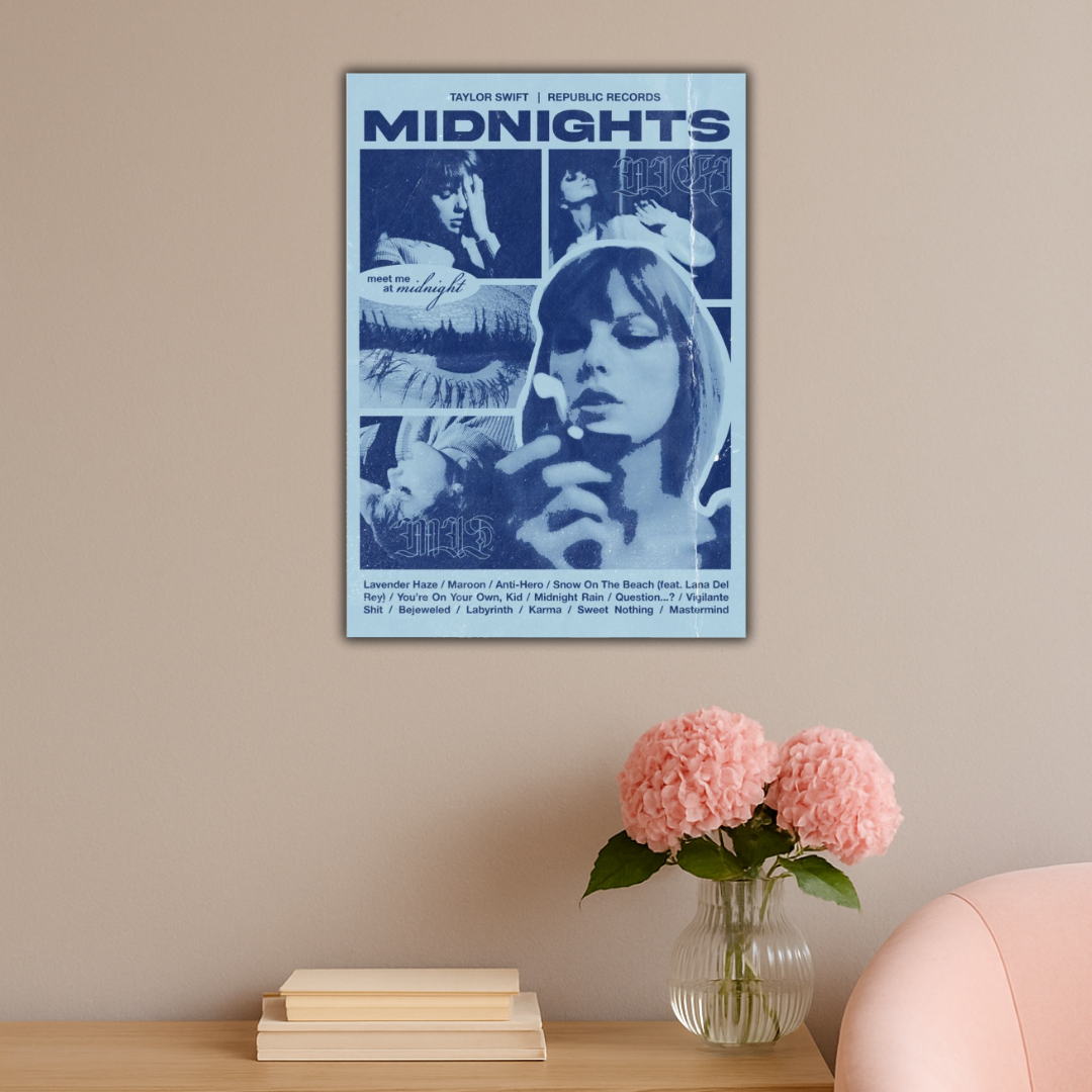 Taylor Swift Poster | Midnights Aesthetic