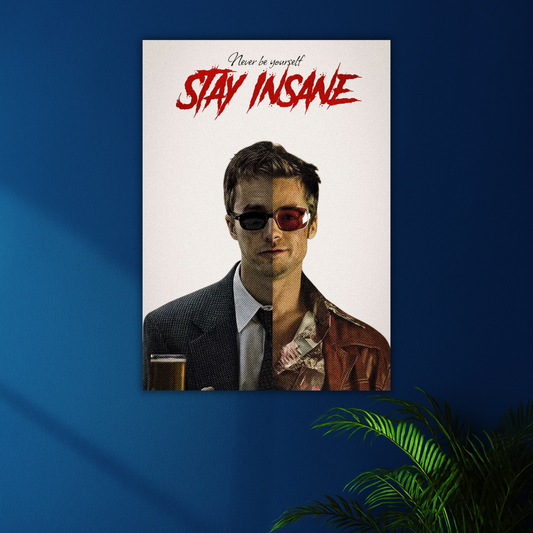 Fight Club Movie Poster | 1999 Brad Pitt & Edward Norton Cult Classic