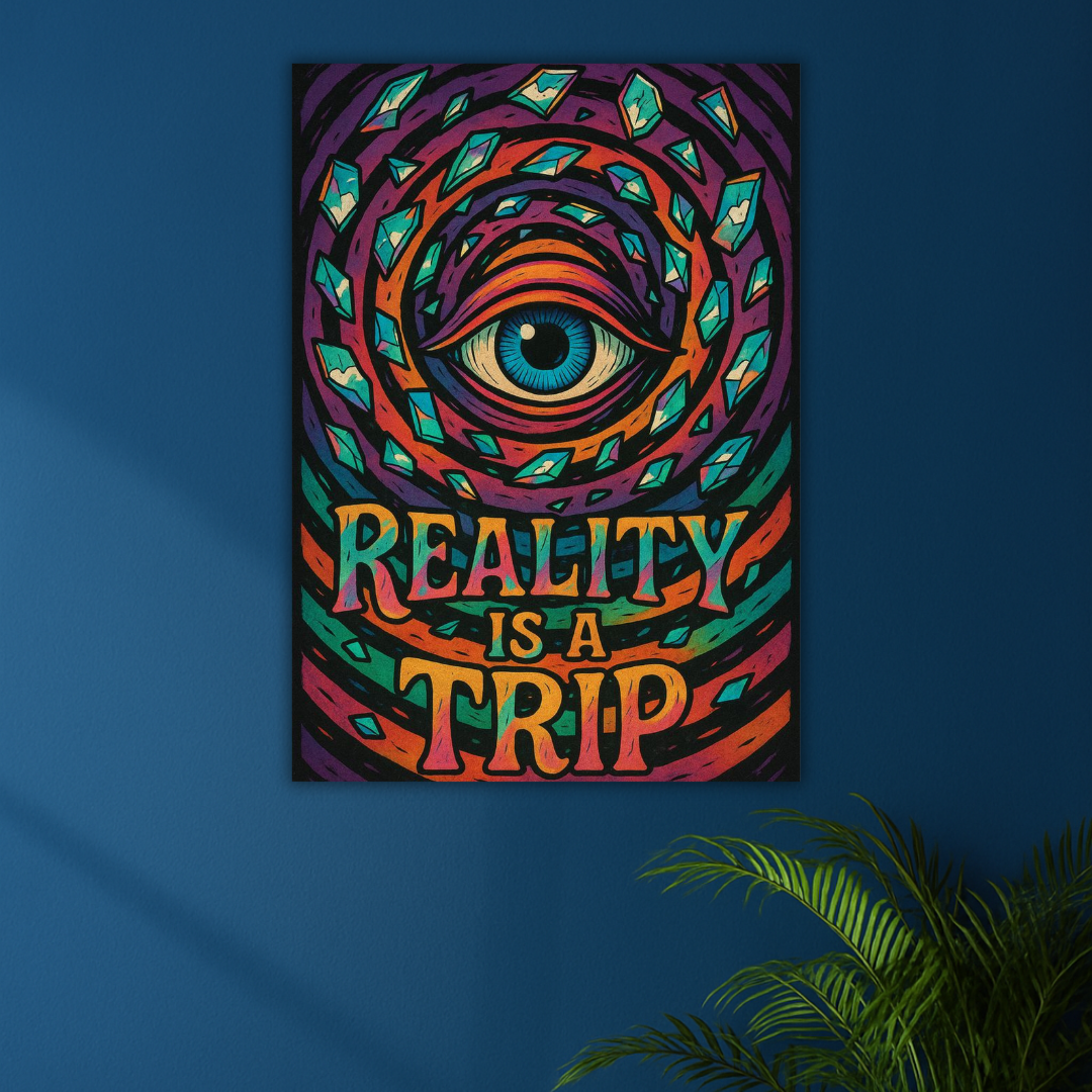 Perception Unbound | Reality Is a Trip - Trance Poster