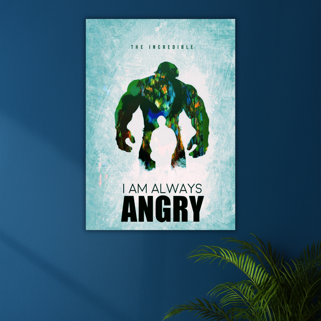 "I Am Always Angry" - Bruce Banner | Hulk Duality Poster