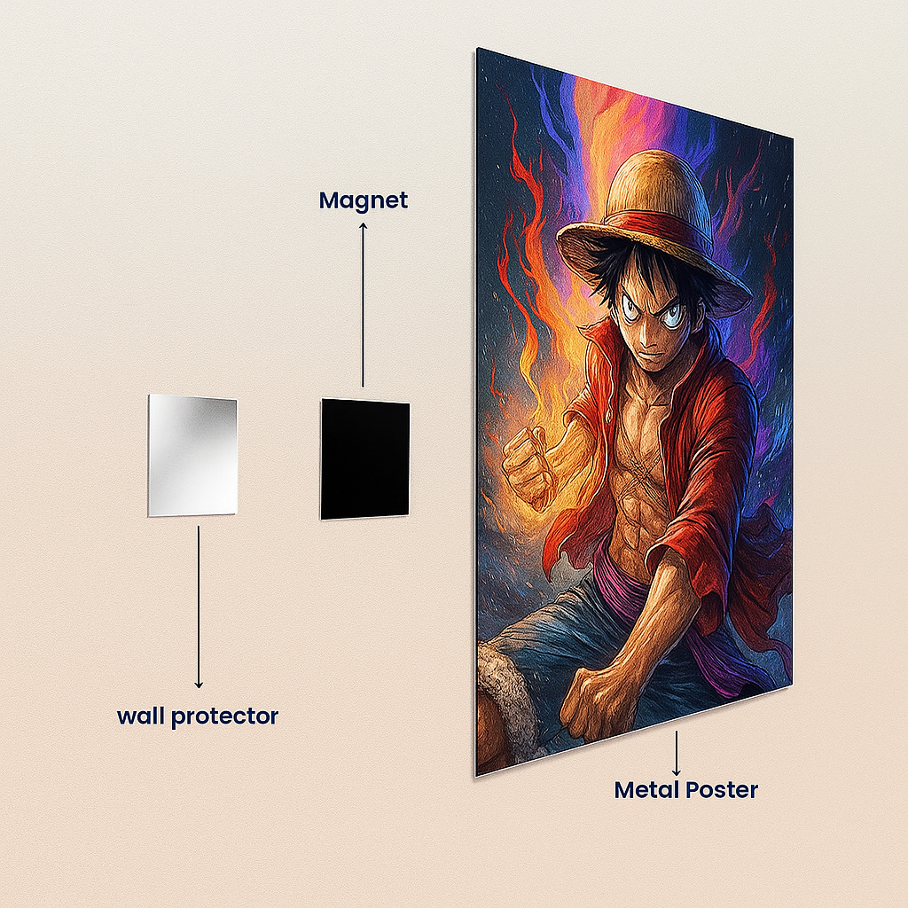 Stranger Things Metal Poster