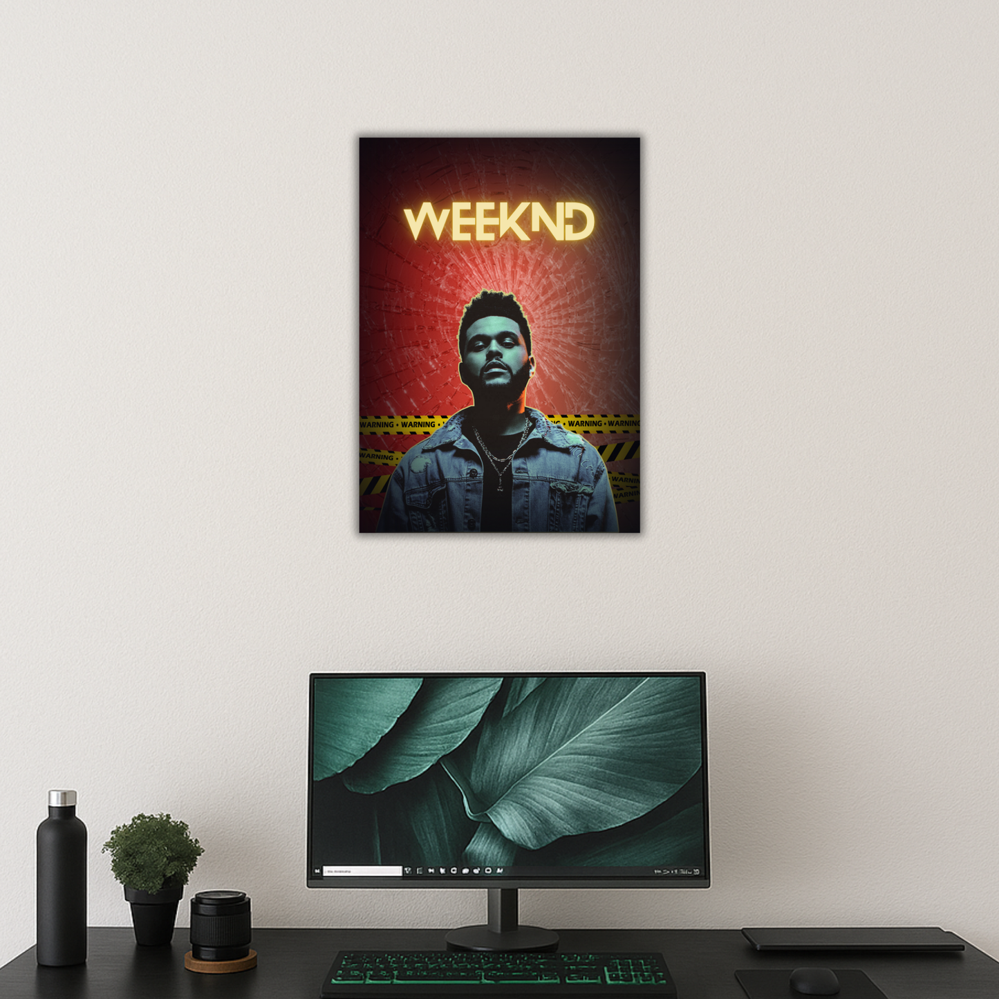 The Weeknd Portrait Poster | R&B Music Icon Wall Decor