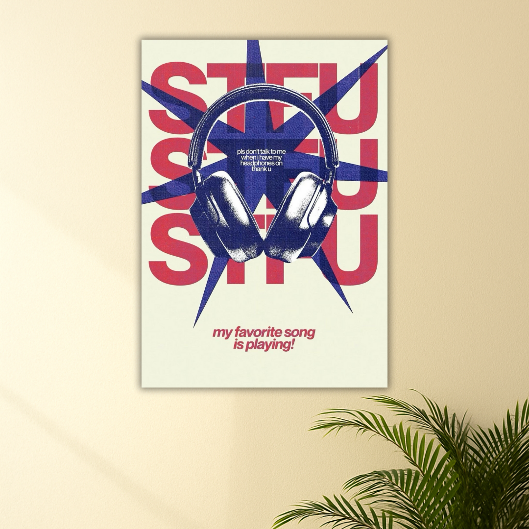 Do Not Disturb | Music Lover Poster | Aesthetic Series