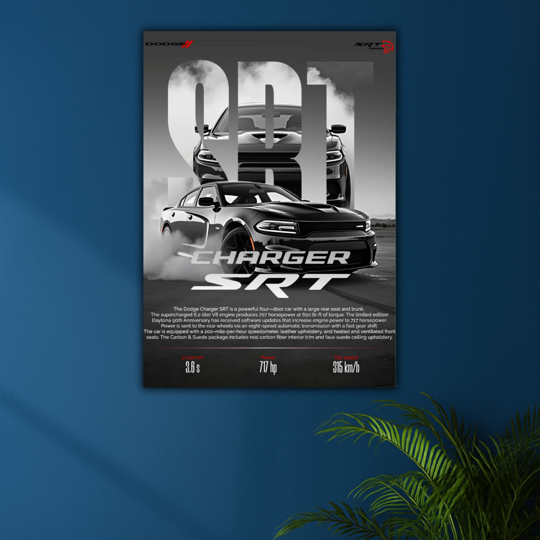 Torque. Speed. Dominance. | Dodge SRT Poster