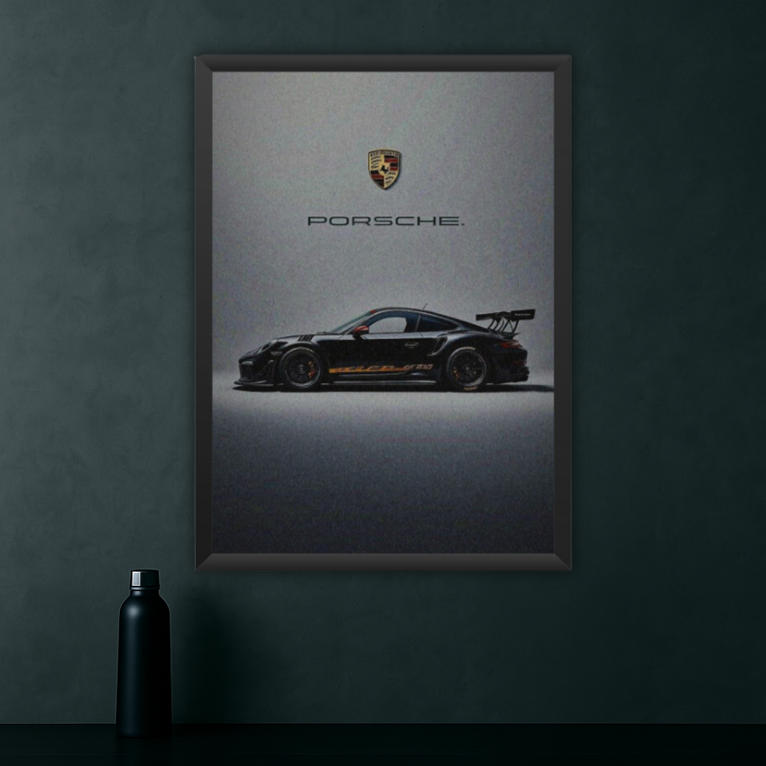 Engineered Elegance | Porsche 911 Framed Poster