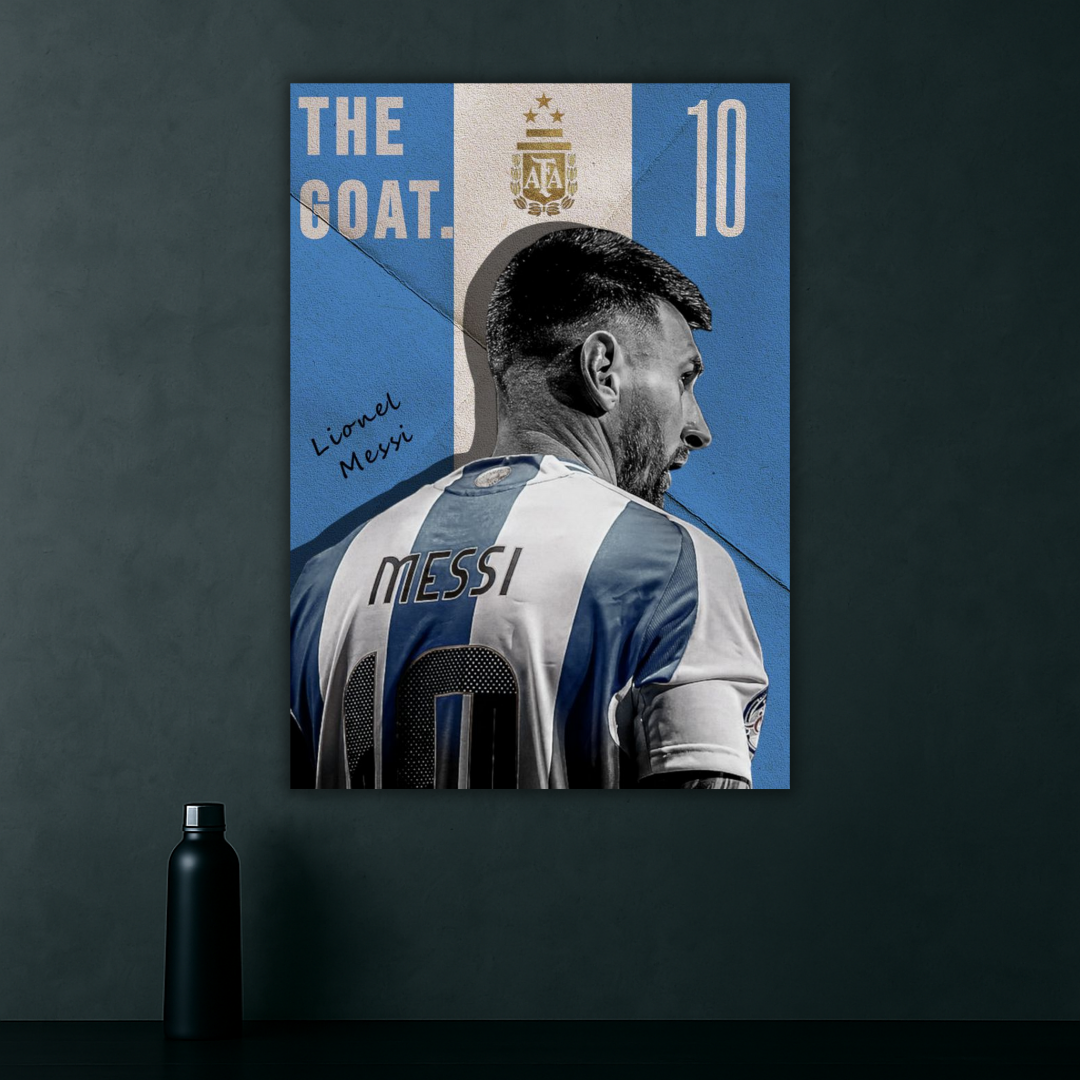 Lionel Messi Premium Print | Legendary #10 Wall Decor | Football GOAT