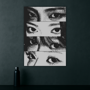 Every Gaze Tells a Story | Minimalist Eyes Poster | Aesthetic Series