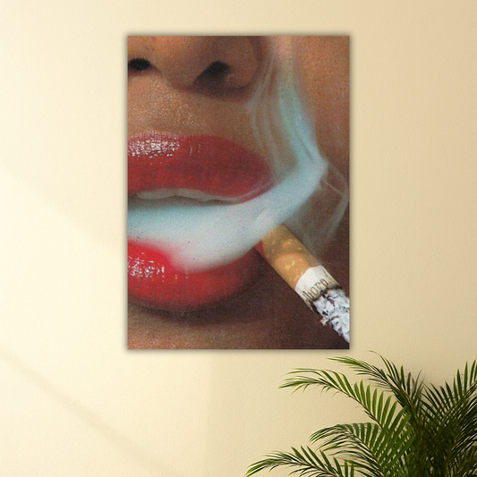 Smoke & Seduction | Retro Glam Poster