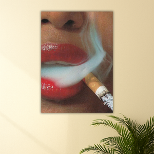 Smoke & Seduction | Retro Glam Poster