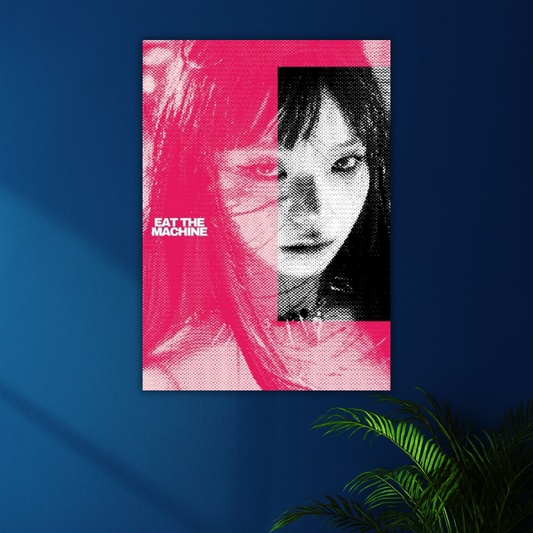 Eat the Machine | Cyberpunk Portrait Poster