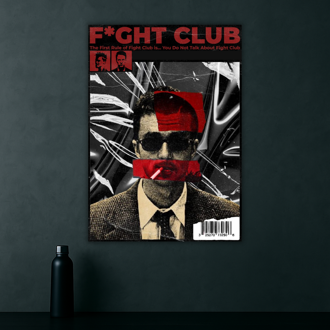 The Split Identity | Fight Club Cult Classic Poster