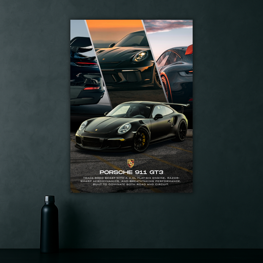 Precision, Power, Perfection | Porsche 911 GT3 Poster | Luxury Series
