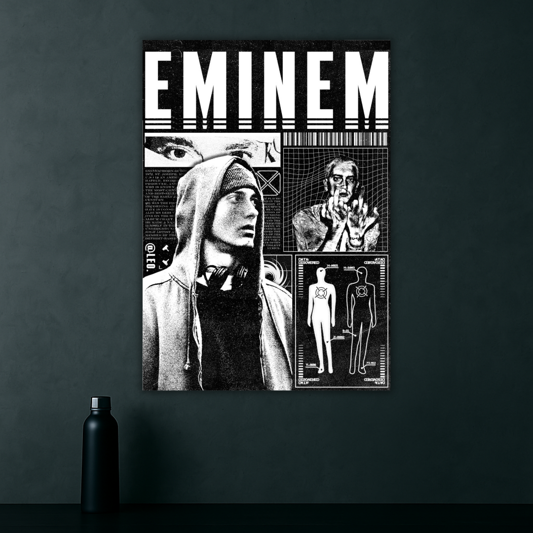 Just Don't Give a F**k | Eminem Grunge Poster