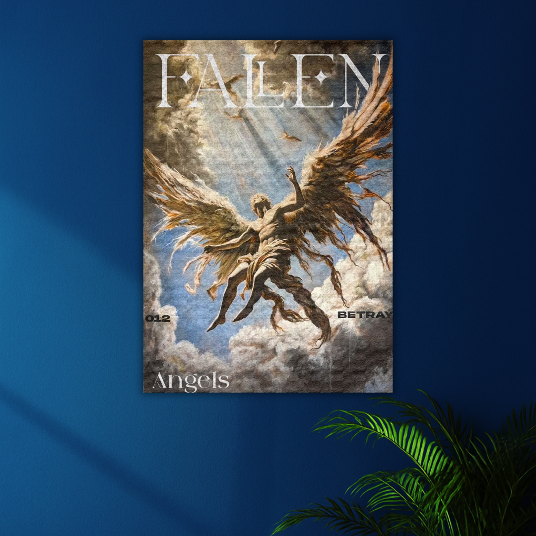 Heaven’s Exile | Fallen Angels Classic Mythological Poster