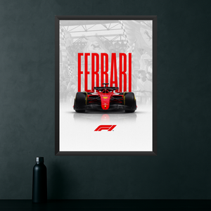 The Art of Velocity | Ferrari F1 Framed Poster