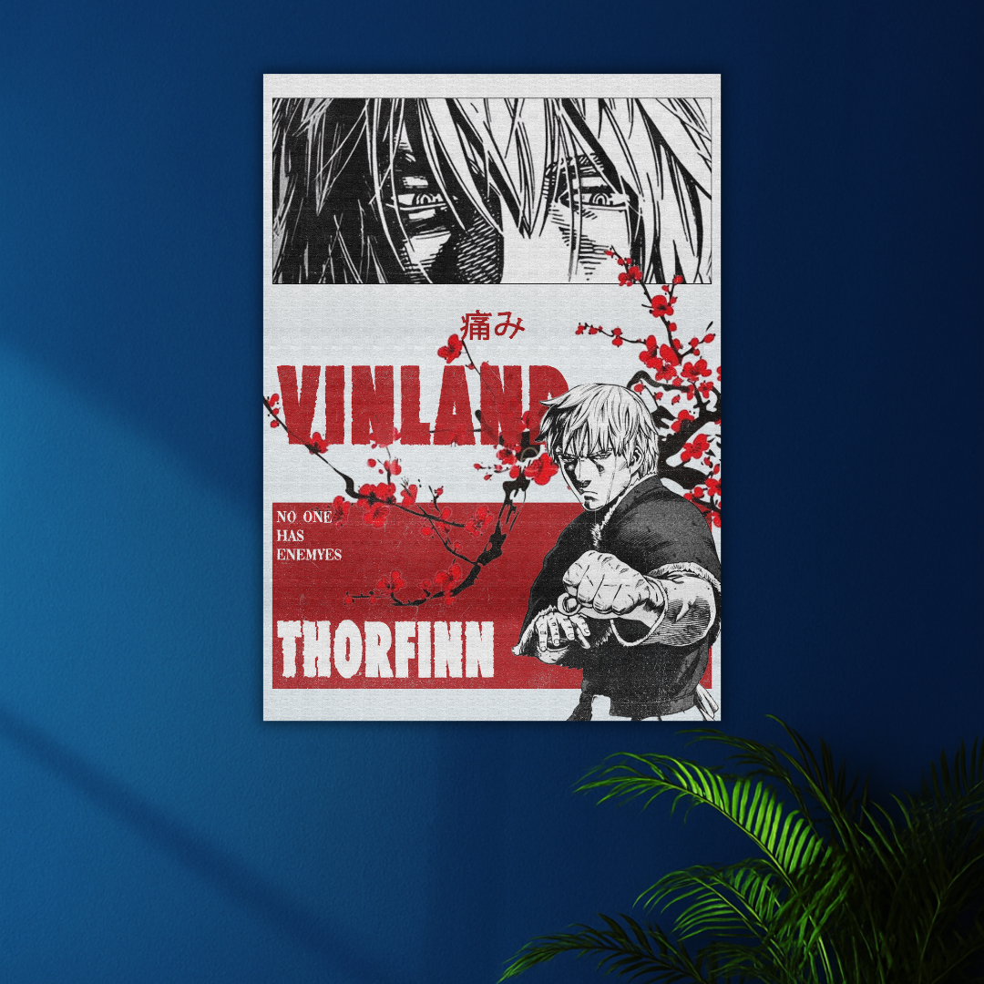 From Vengeance to Peace | Thorfinn Vinland Saga Poster | Manga Art