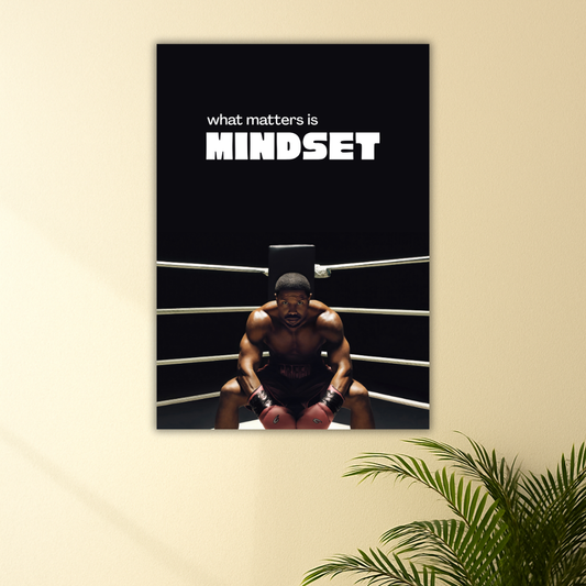 Mindset Matters | Creed Motivational Poster