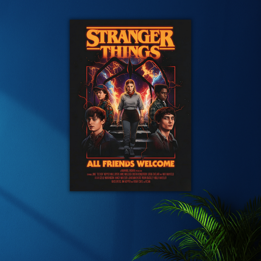 The whole party | Stranger Things Poster