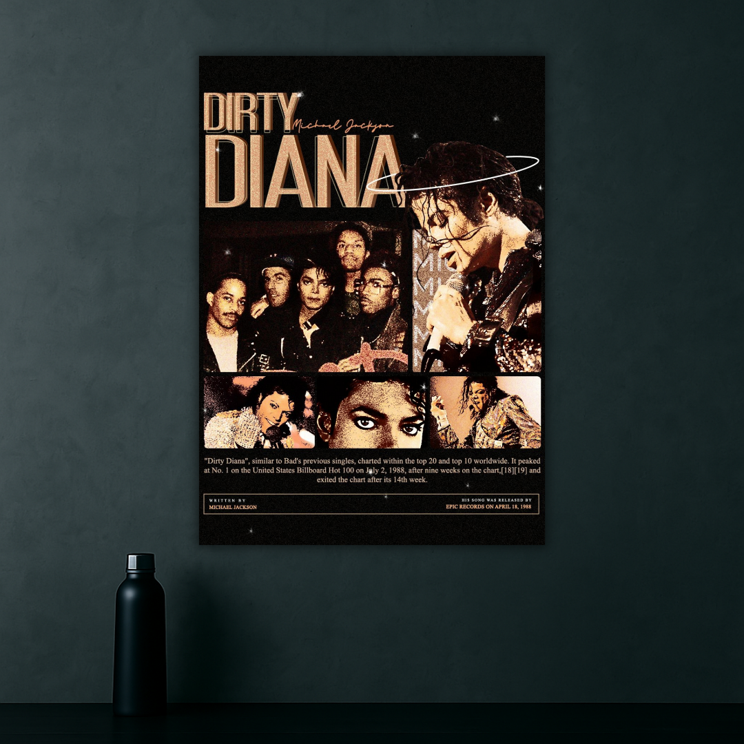 Electrical Stage Presence | 80s Michael Jackson Poster | Music Legend Series