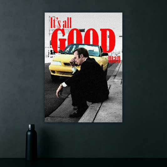 From Counsel to Chaos | Better Call Saul Minimalist Retro Poster