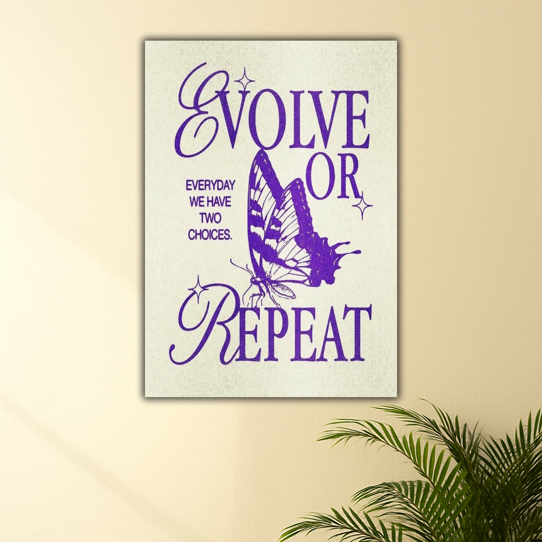 Choose Growth | Inspirational Typography Poster | Self-Growth Wall Art