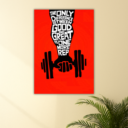 Push Beyond Limits | Hardcore Gym Motivational Poster