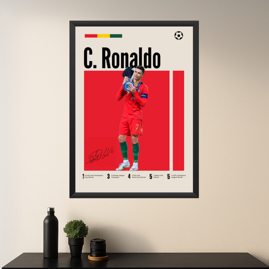 Cristiano Ronaldo Poster | Legacy Frame Edition