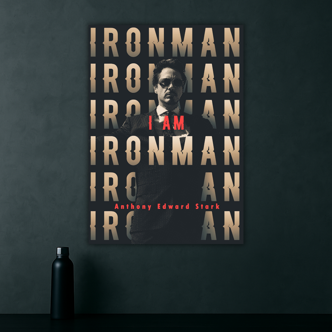 "I am Iron Man" Poster | Tony Stark Legacy