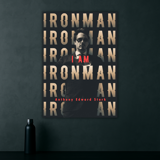 "I am Iron Man" Poster | Tony Stark Legacy