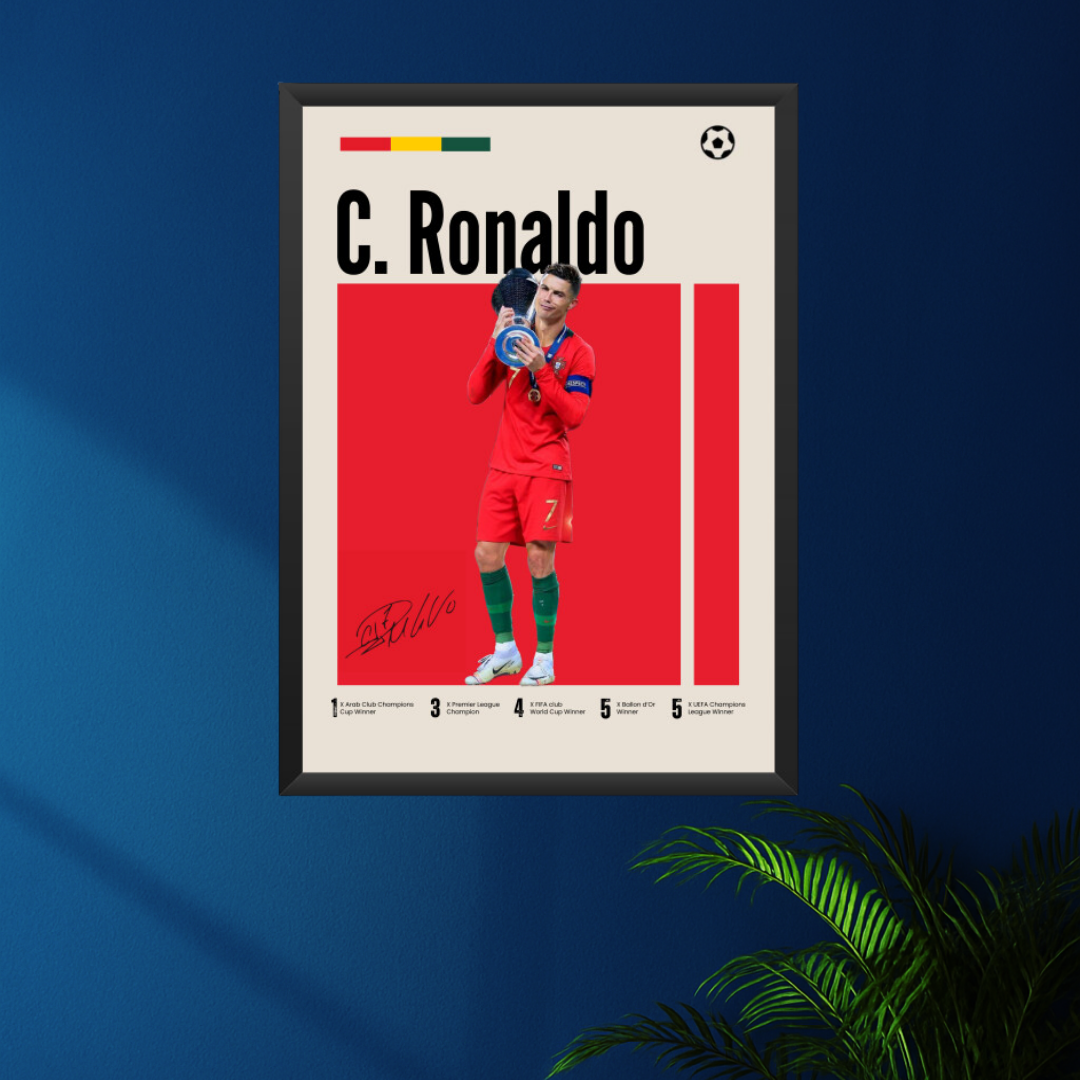 Cristiano Ronaldo Poster | Legacy Frame Edition