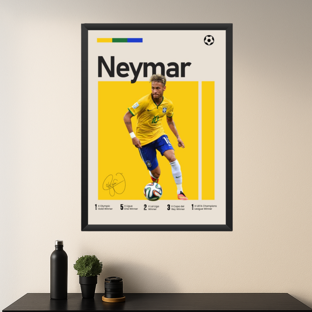 Neymar Jr. Poster | Legacy Framed Edition