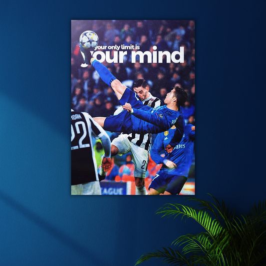 King of the Pitch | Cristiano Ronaldo Motivational Poster | Iconic Edition