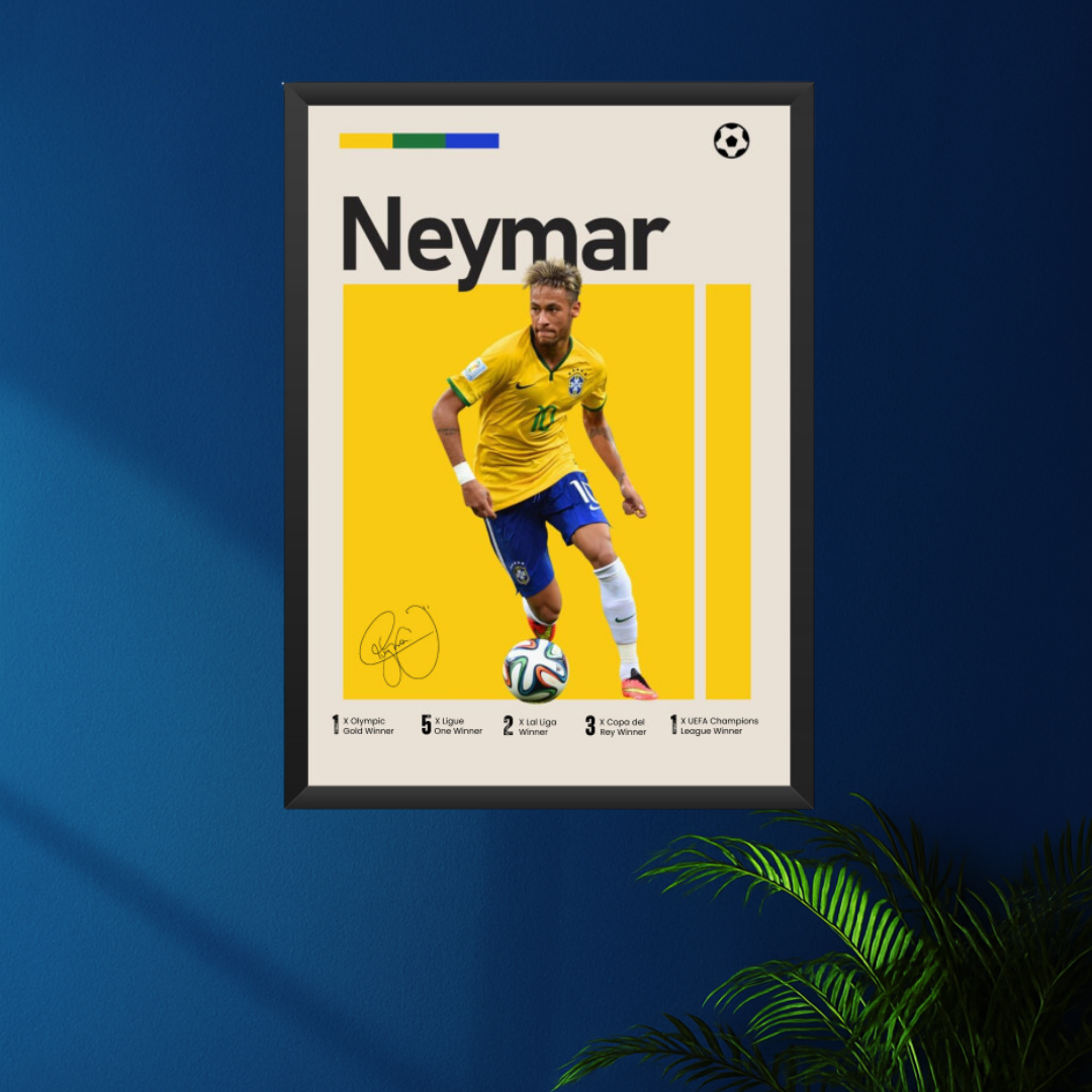 Neymar Jr. Poster | Legacy Framed Edition