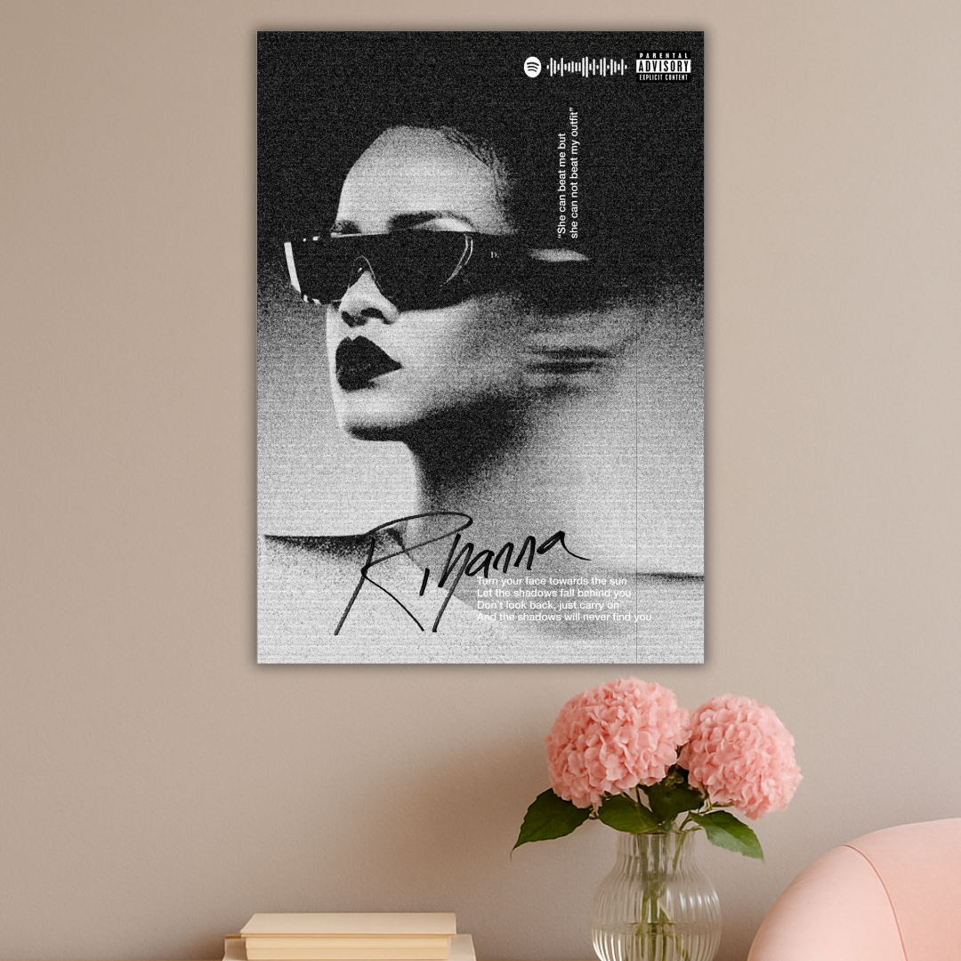 Outfit > Everything | Rihanna lo-fi Poster