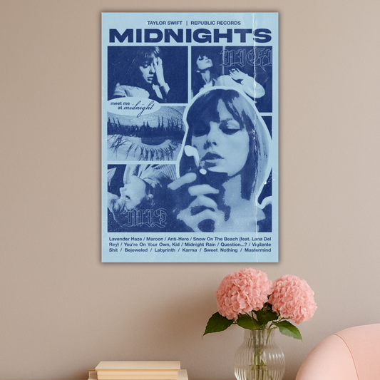 Taylor Swift Poster | Midnights Aesthetic