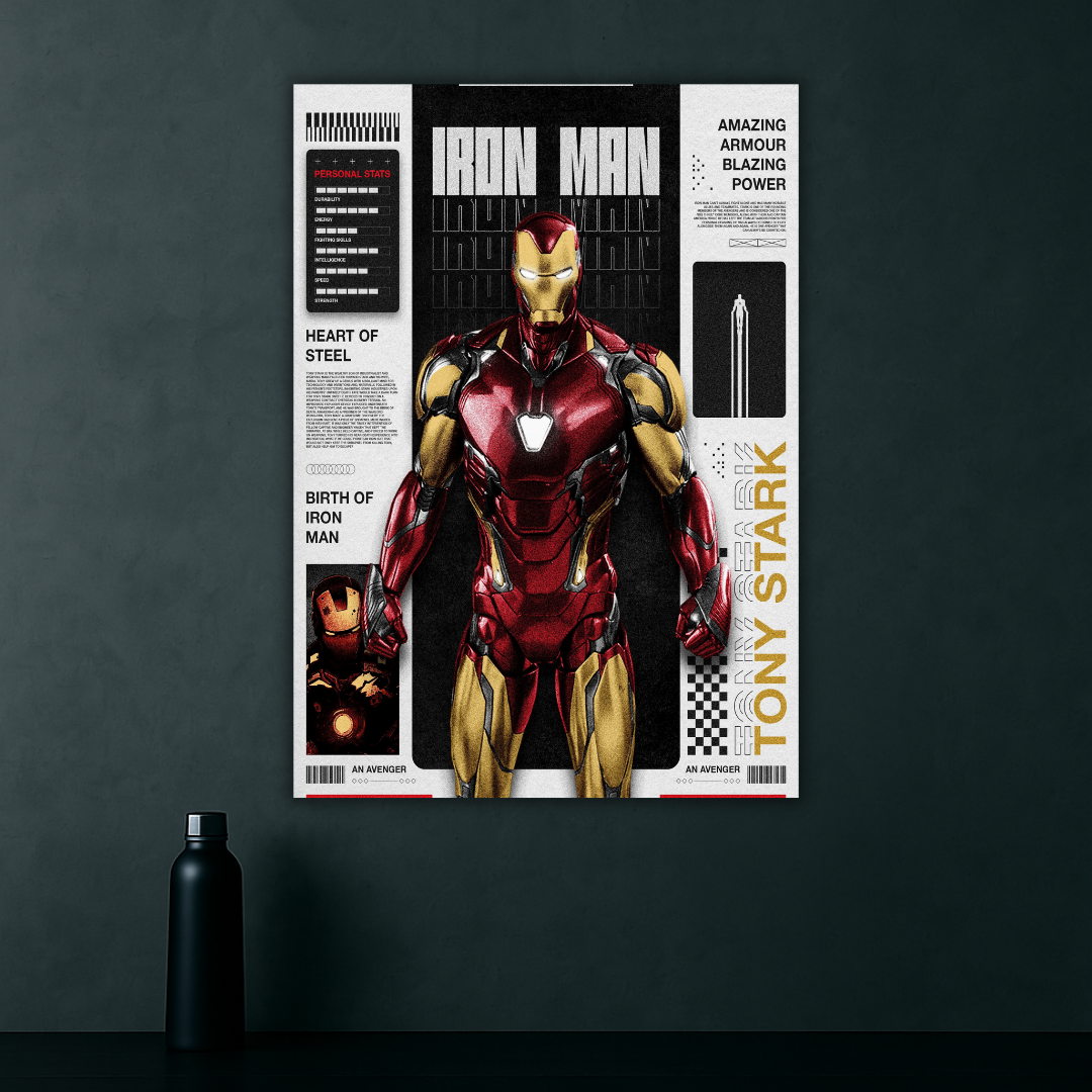 Armoured Avenger, Eternal Icon | Iron Man Poster