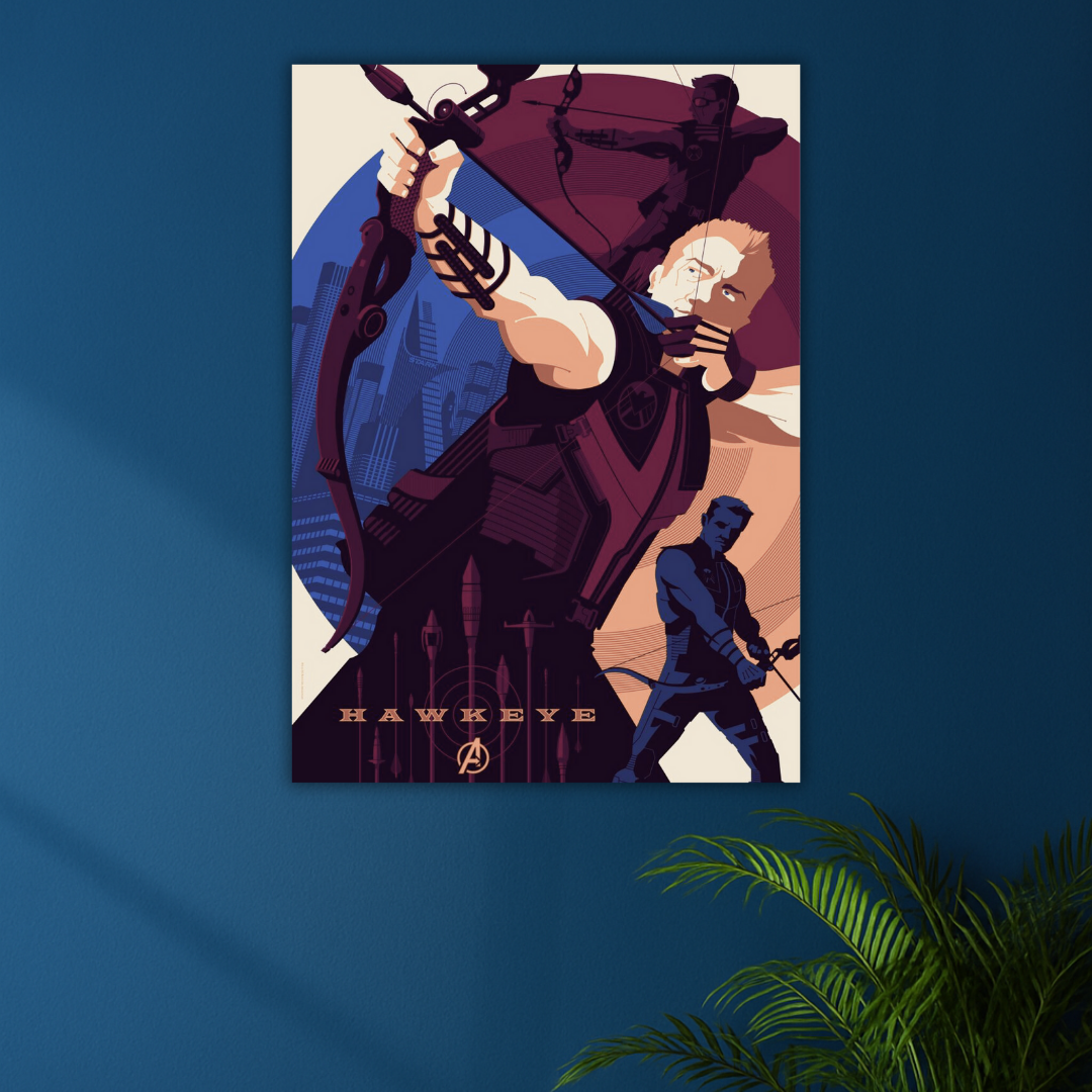 Precision Over Power | Hawkeye Graphic Poster