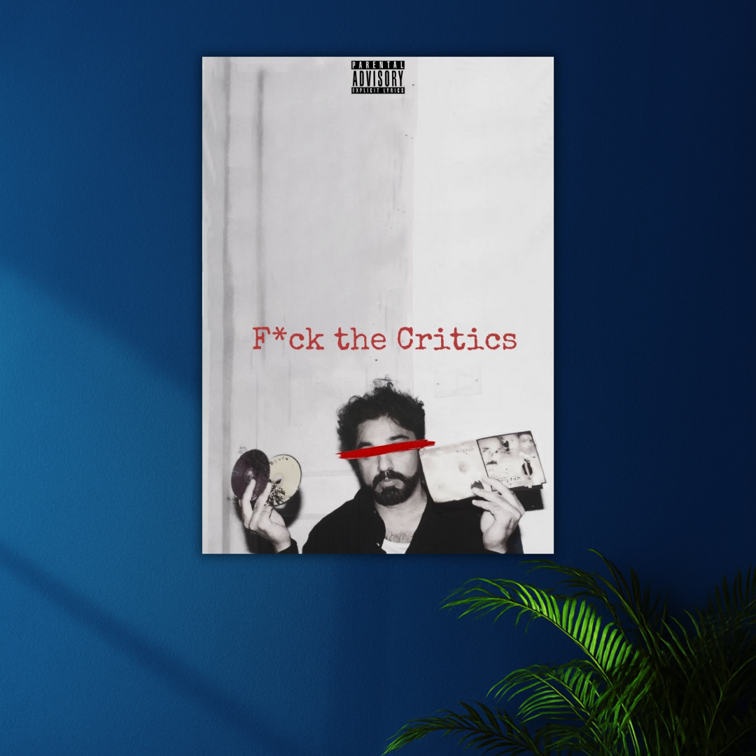 Defy, Create, Repeat | F*ck the Critics Grunge Poster | Aesthetic Series